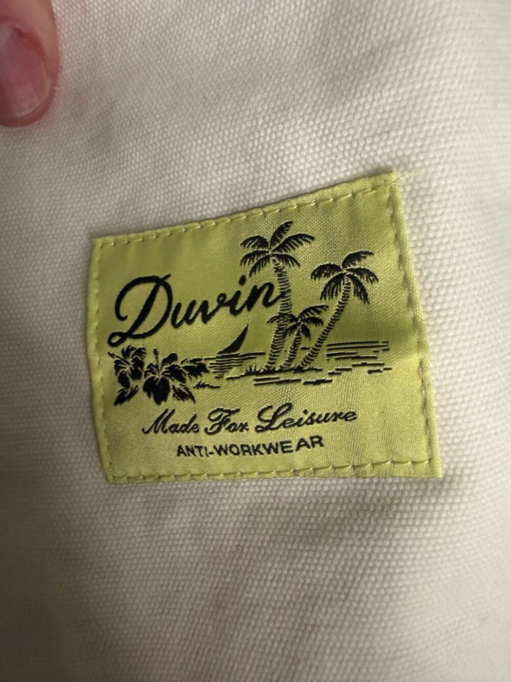 Duvin Design Anti-Workwear Shorts – Antique/Cream – 29- MSRP $68 - Picture 6 of 6